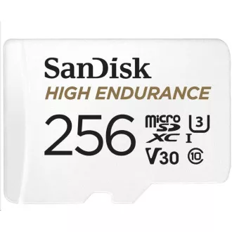 SanDisk MicroSDXC-Karte 256GB High Endurance (R:100/W:40 MB/s, Klasse 10, U3 V30) Adapter SanDisk MicroSDXC-Karte 256GB High Endurance (R:100/W:40 MB/s, Klasse 10, U3 V30) Adapter