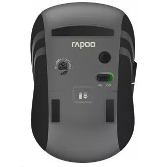 RAPOO Maus MT350 Optische Multimode-Maus, Schwarz