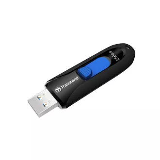 TRANSCEND Flash Disk 256GB JetFlash®790, USB 3.1 (R: 100 / B: 40 MB / s) schwarz / blau