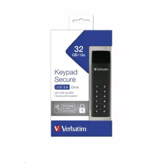 VERBATIM USB 3.0 Laufwerk 32 GB - Keypad Secure (R: 160 / B: 130 MB / s) DSGVO VERBATIM USB 3.0 Laufwerk 32 GB - Keypad Secure (R: 160 / B: 130 MB / s) DSGVO