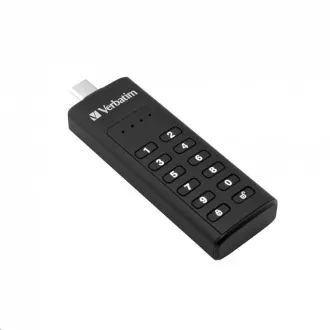 VERBATIM USB C 3.1 Laufwerk 64 GB - Keypad Secure (R: 160 / B: 140 MB / s) DSGVO VERBATIM USB C 3.1 Laufwerk 64 GB - Keypad Secure (R: 160 / B: 140 MB / s) DSGVO