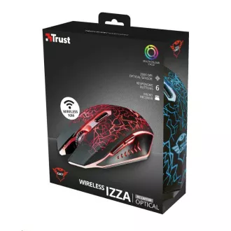 TRUST Mouse GXT 107 Izza Kabellose optische Gaming-Maus