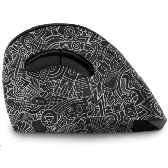 CONNECT IT FOR HEALTH DOODLE ergonomische vertikale Maus, (+ 1x AA-Batterien frei), kabellos