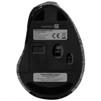 CONNECT IT FOR HEALTH DOODLE ergonomische vertikale Maus, (+ 1x AA-Batterien frei), kabellos