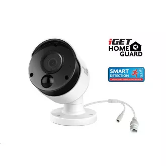 iGET HOMEGUARD HGNVK85304 PoE Kamerasystem mit SMART Bewegungserkennung, 8-Kanal FullHD NVR   4x FullHD Außenkamera