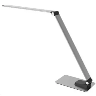 Solight LED Tischleuchte dimmbar, 11W, Farbwechsel, Aluminium gebürstet, silber