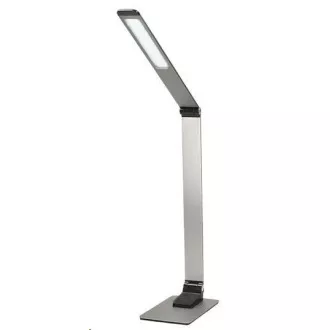 Solight LED Tischleuchte dimmbar, 11W, Farbwechsel, Aluminium gebürstet, silber