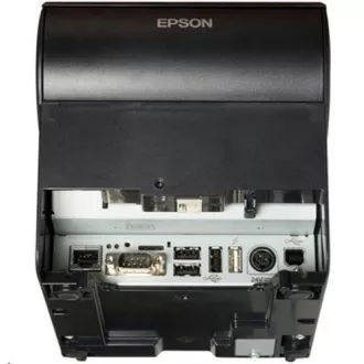 EPSON TM-T88VI Kassendrucker, RS232 / USB / LAN, Summer, schwarz, mit Netzteil