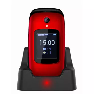 EVOLVEO EasyPhone FD, Mobiltelefon für Senioren mit Ladestation (rote Farbe) EVOLVEO EasyPhone FD, Mobiltelefon für Senioren mit Ladestation (rote Farbe)