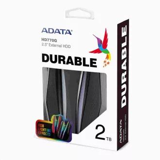 ADATA Externe HDD 2TB 2, 5" USB 3.2 HD770G, schwarz ADATA Externe HDD 2TB 2, 5" USB 3.2 HD770G, schwarz