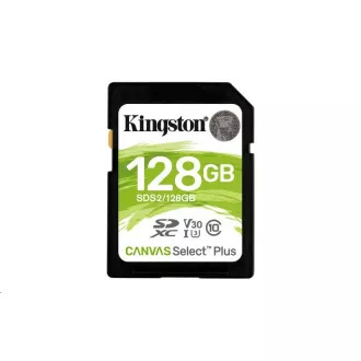 Kingston 128GB SecureDigital Canvas Select Plus (SDXC) 100R 85W Klasse 10 UHS-I