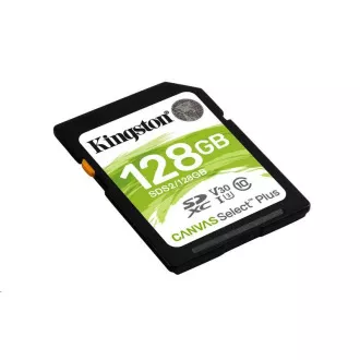 Kingston 128GB SecureDigital Canvas Select Plus (SDXC) 100R 85W Klasse 10 UHS-I