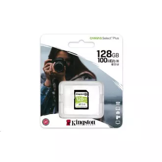 Kingston 128GB SecureDigital Canvas Select Plus (SDXC) 100R 85W Klasse 10 UHS-I