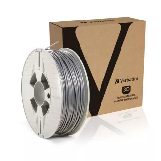 VERBATIM 3D-Drucker Filament PLA 2.85mm, 126m, 1kg silber (ALTE Modell 55283)