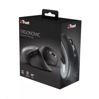 TRUST ergonomische vertikale Maus Verro Wireless Ergonomic Mouse, schwarz TRUST ergonomische vertikale Maus Verro Wireless Ergonomic Mouse, schwarz