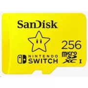 SanDisk MicroSDXC Karte 256GB für Nintendo Switch (R: 100/W: 90 MB/s, UHS-I, V30, U3, C10, A1) Lizenzprodukt, Super Mario