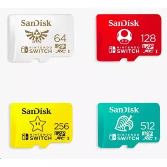 SanDisk MicroSDXC Karte 256GB für Nintendo Switch (R: 100/W: 90 MB/s, UHS-I, V30, U3, C10, A1) Lizenzprodukt, Super Mario