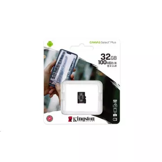 Kingston 32GB micSDHC Canvas Select Plus 100R A1 C10 - 1 Stück Kingston 32GB micSDHC Canvas Select Plus 100R A1 C10 - 1 Stück