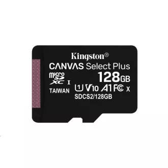 Kingston 128GB MikrofonSDXC Canvas Select Plus 100R A1 C10 - 1 Stück Kingston 128GB MikrofonSDXC Canvas Select Plus 100R A1 C10 - 1 Stück