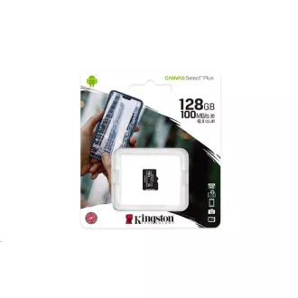 Kingston 128GB MikrofonSDXC Canvas Select Plus 100R A1 C10 - 1 Stück Kingston 128GB MikrofonSDXC Canvas Select Plus 100R A1 C10 - 1 Stück