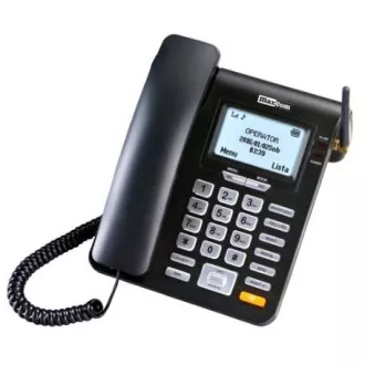 MaxCom MM28DHS, Desktop-GSM-Telefon, schwarz MaxCom MM28DHS, Desktop-GSM-Telefon, schwarz