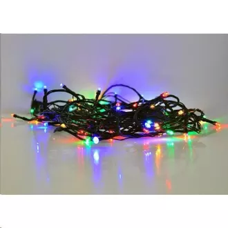Solight LED-Weihnachtskette für den Außenbereich, 500 LEDs, 50m, 5m Zuleitung, 8 Funktionen, Timer, IP44, mehrfarbig Solight LED-Weihnachtskette für den Außenbereich, 500 LEDs, 50m, 5m Zuleitung, 8 Funktionen, Timer, IP44, mehrfarbig