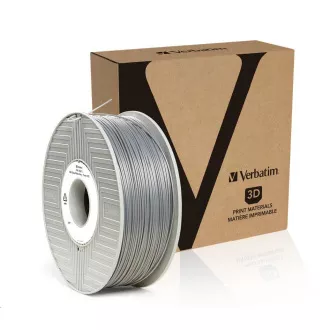 VERBATIM 3D Drucker Filament ABS 1,75mm, 404m, 1kg silber / metallgrau (OLD PN 55016) VERBATIM 3D Drucker Filament ABS 1,75mm, 404m, 1kg silber / metallgrau (OLD PN 55016)