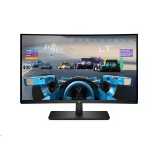 LCD HP VA 27x Curved Gaming-LED-Hintergrundbeleuchtung; 27" matt; 1920x1080; 5ms; DisplayPort, HDMI - schwarz