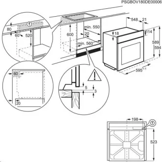 Electrolux 700 SENSE SenseCook EOE7P31X Einbaubackofen Electrolux 700 SENSE SenseCook EOE7P31X Einbaubackofen