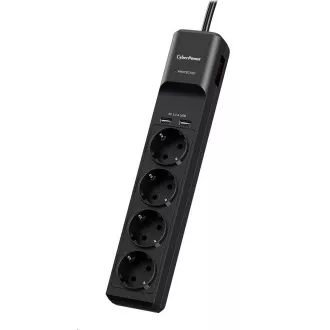 CyberPower Surge Buster ™ 4 Steckdosen, 2xUSB, 1,8m, Deutsch, Neu CyberPower Surge Buster ™ 4 Steckdosen, 2xUSB, 1,8m, Deutsch, Neu