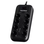 CyberPower Surge Buster ™ 8 Steckdosen, 2xUSB, 1,8m, Deutsch, Neu