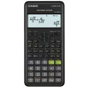 CASIO Taschenrechner FX 82ES PLUS 2E, schwarz, Schule, zehnstellig