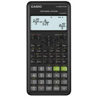 CASIO Taschenrechner FX 82ES PLUS 2E, schwarz, Schule, zehnstellig