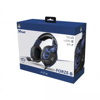 TRUST GXT 488 Forze-B PS4 Gaming-Headset - Sony-Lizenz - blau