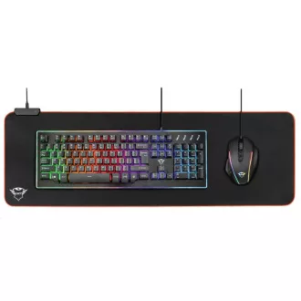 TRUST Mauspad GXT 764 Glide-Flex XXL Flexibles RGB-beleuchtetes Mauspad