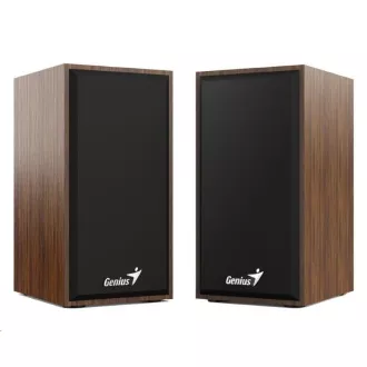 GENIUS Lautsprecher SP-HF180, 2.0, 6W, Holz, braun GENIUS Lautsprecher SP-HF180, 2.0, 6W, Holz, braun