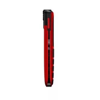 EVOLVEO EasyPhone FM, Mobiltelefon für Senioren mit Ladestation (rote Farbe)