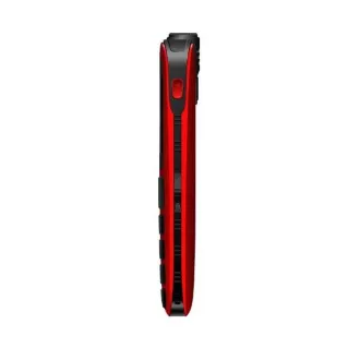 EVOLVEO EasyPhone FM, Mobiltelefon für Senioren mit Ladestation (rote Farbe)
