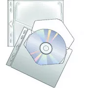 Hülle für 1 CD 135x155x0,4mm PP 10Stk klar