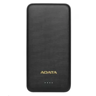 ADATA PowerBank AT10000 - externer Akku für Handy/Tablet 10000mAh, schwarz