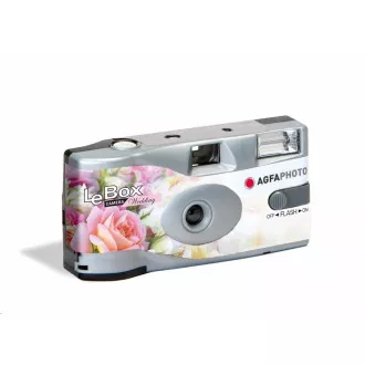 Agfaphoto LeBox Wedding Flash 400/27 - analoge Einwegkamera Agfaphoto LeBox Wedding Flash 400/27 - analoge Einwegkamera