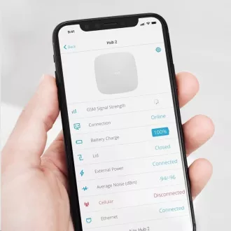 Ajax Hub 2 weiß (14910)