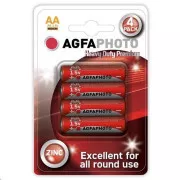 AgfaPhoto Zinkbatterie AA, Blister 4 Stück