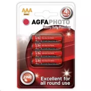 AgfaPhoto Zinkbatterie AAA, Blister 4 Stück