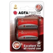 AgfaPhoto Zinkbatterie R20 / D, Blister 2Stk