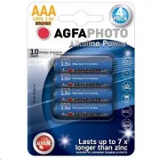 AgfaPhoto Power Alkaline Batterie LR03 / AAA, Blister 4 Stück