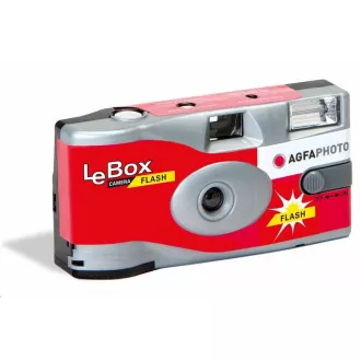Agfaphoto LeBox Flash 400/27 - analoge Einwegkamera Agfaphoto LeBox Flash 400/27 - analoge Einwegkamera