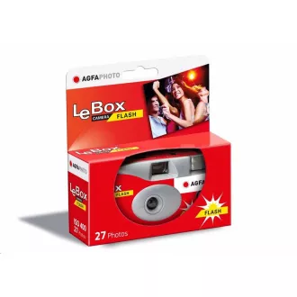 Agfaphoto LeBox Flash 400/27 - analoge Einwegkamera Agfaphoto LeBox Flash 400/27 - analoge Einwegkamera