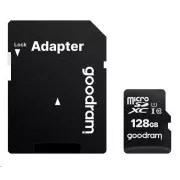 GOODRAM microSDXC-Karte 256GB M1AA (R: 100/W: 10 MB/s), UHS-I Class 10, U1 + Adapter