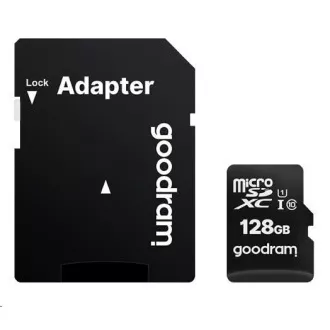 GOODRAM microSDXC-Karte 256GB M1AA (R: 100/W: 10 MB/s), UHS-I Class 10, U1 + Adapter